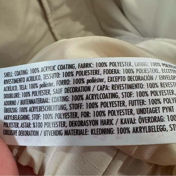 Disney‎ Parks Toy Story Buzz Lightyear Star Command Neutral Tan Zip Up Jacket Sm - Picture 10 of 10